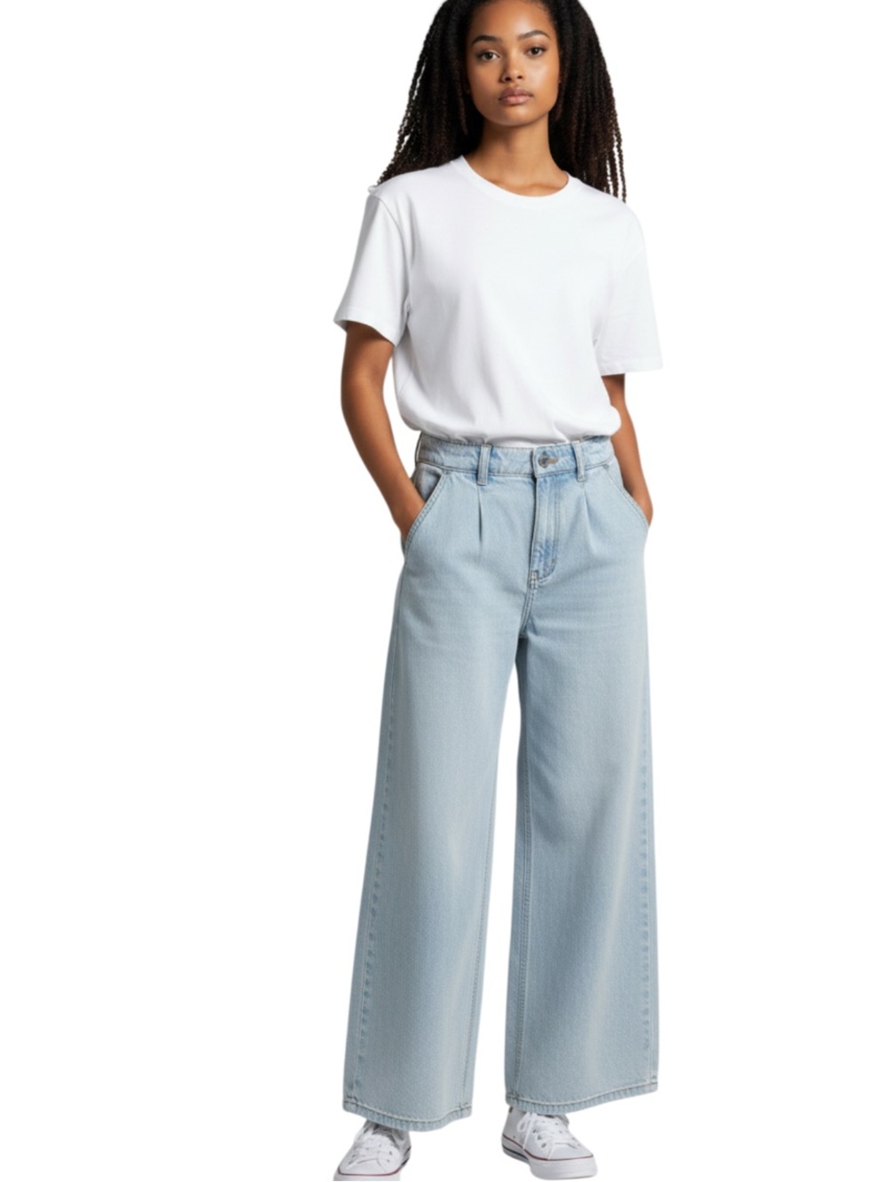 Banana Republic Women’s High Rise, Wide Leg Jeans